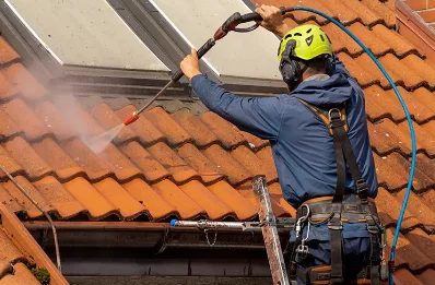 Démoussage et hydrofuge de toiture à Saint-Froult